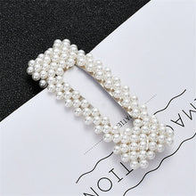 Load image into Gallery viewer, 2019 Fashion Women Full Pearl Hair Clips Snap Barrette Stick Hairpins Hair Styling Tools Hair Accessories Hairgrip Gift