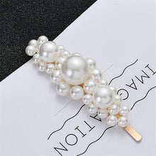 Load image into Gallery viewer, 2019 Fashion Women Full Pearl Hair Clips Snap Barrette Stick Hairpins Hair Styling Tools Hair Accessories Hairgrip Gift